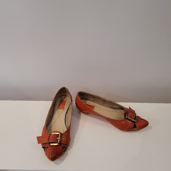 Panke Leather buckle flats - Picture 1 of 7